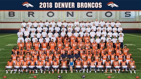 broncos roster 2018